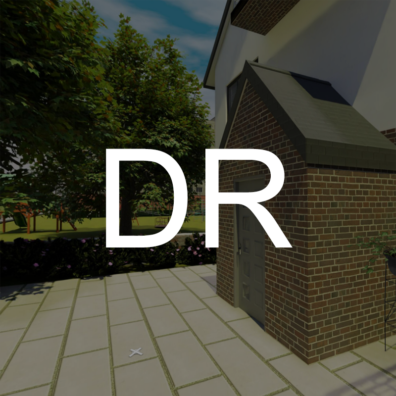 Ikona aplikace VR Domek rizik
